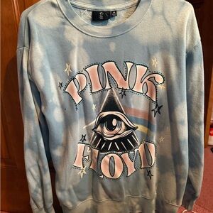 Pink Floyd Blue Tye Dye Crewneck